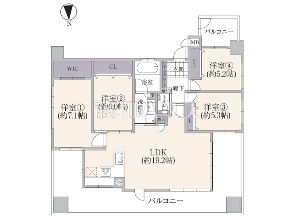 間取図 【 アソシアタワー大濠ベネフィス】 間取図 【 アソシアタワー大濠ベネフィス】