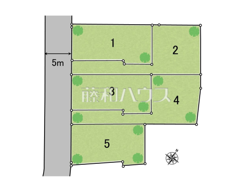 全体区画図 【新座市新堀2丁目】
