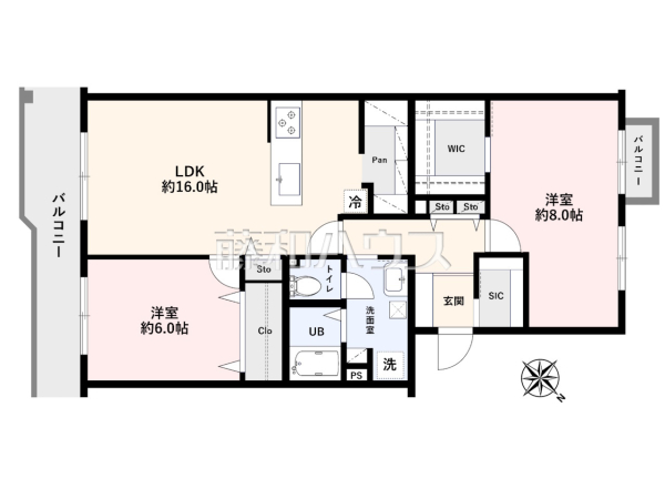 間取図 【多摩ニュータウンエステート貝取3 6号棟】 間取図 【多摩ニュータウンエステート貝取3 6号棟】