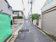 接道状況および現場風景 【中野区白鷺2丁目】 接道状況および現場風景 【中野区白鷺2丁目】