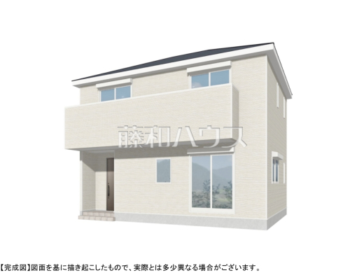 2号棟 完成予想図(外観) 【新座市新堀2丁目】