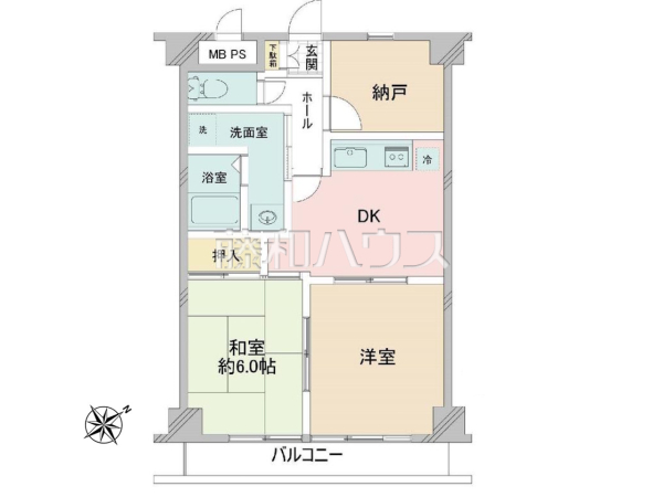 間取図 【シティコーポパルナス久米川】 間取図 【シティコーポパルナス久米川】