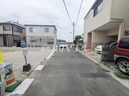 接道状況および現場風景 【糟屋郡粕屋町大字上大隈】/撮影日2026/09/10