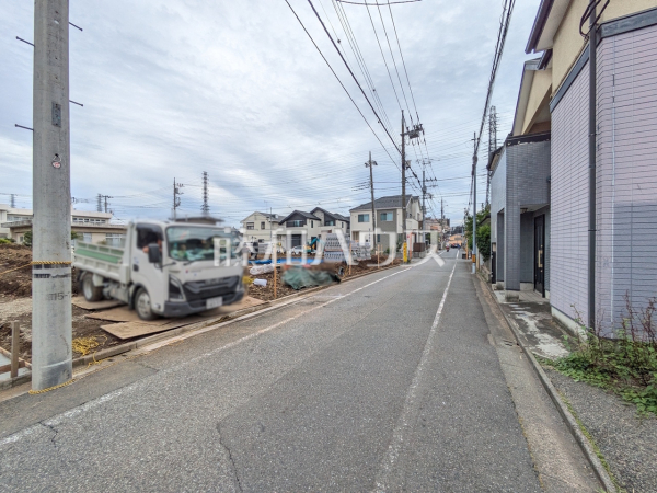 接道状況および現場風景 【国立市東3丁目】 接道状況および現場風景 【国立市東3丁目】