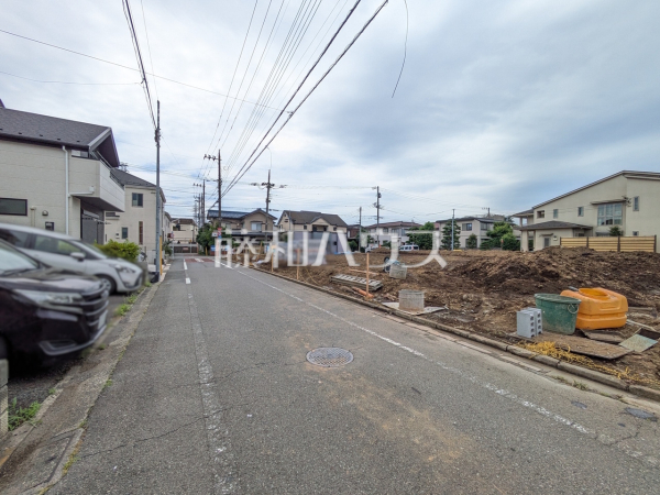 接道状況および現場風景 【国立市東3丁目】 接道状況および現場風景 【国立市東3丁目】