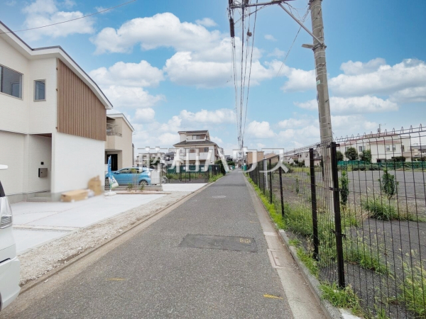 接道状況および現場風景 【練馬区関町南1丁目】 接道状況および現場風景 【練馬区関町南1丁目】