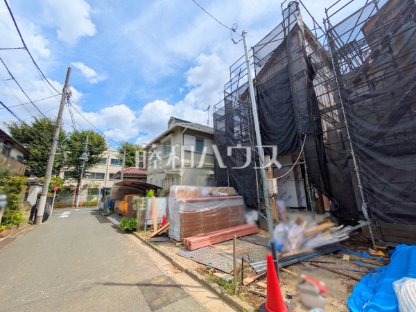 接道状況および現場風景 【中野区上鷺宮5丁目】 接道状況および現場風景 【中野区上鷺宮5丁目】