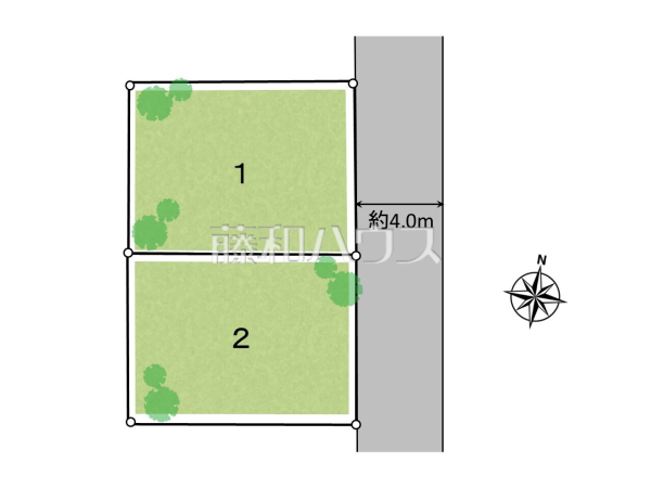 全体区画図 【西東京市下保谷2丁目】 全体区画図 【西東京市下保谷2丁目】