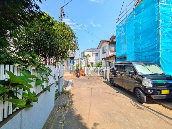 接道状況および現場風景 【練馬区大泉学園町6丁目】 接道状況および現場風景 【練馬区大泉学園町6丁目】