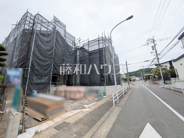 接道状況および現場風景 【福岡市東区舞松原2丁目】 接道状況および現場風景 【福岡市東区舞松原2丁目】