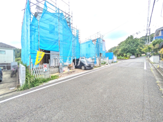 接道状況および現場風景 【八王子市館町】