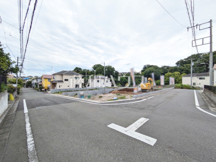 1号棟 接道状況および現場風景 【八王子市館町】/撮影日2026/06/22