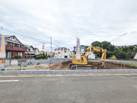 1号棟 接道状況および現場風景 【八王子市館町】/撮影日2026/06/22