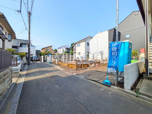 接道状況および現場風景 【武蔵野市境南町1丁目】
