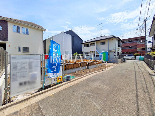 接道状況および現場風景 【武蔵野市境南町1丁目】