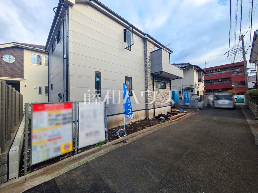 接道状況および現場風景 【武蔵野市境南町1丁目】