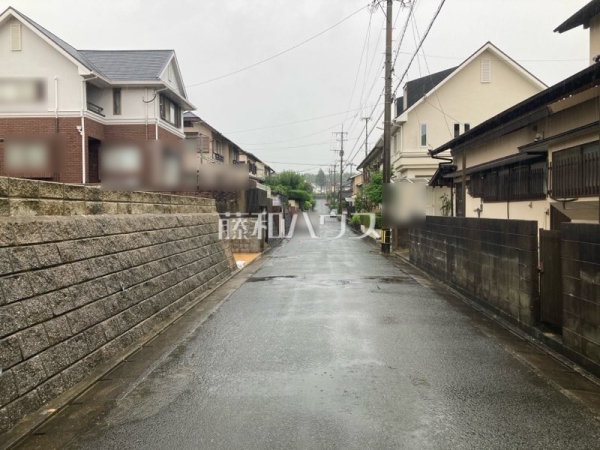 接道状況および現場風景 【福岡市東区香椎台2丁目】 接道状況および現場風景 【福岡市東区香椎台2丁目】