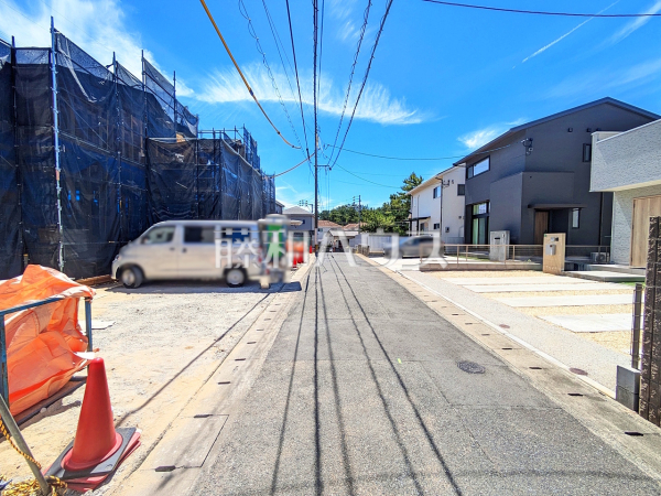 接道状況および現場風景 【福岡市東区三苫2丁目】 接道状況および現場風景 【福岡市東区三苫2丁目】