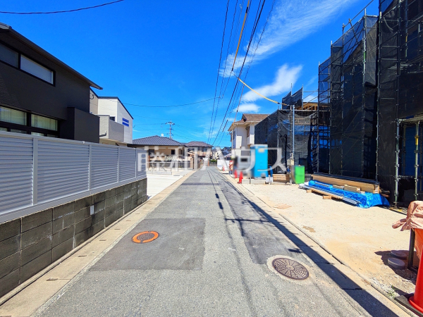 接道状況および現場風景 【福岡市東区三苫2丁目】 接道状況および現場風景 【福岡市東区三苫2丁目】