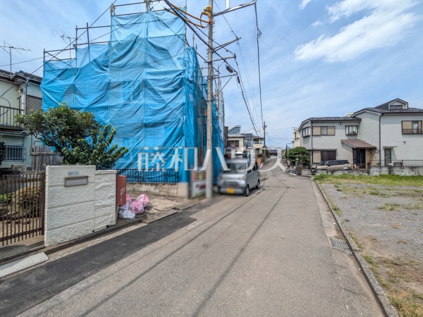 接道状況および現場風景 【昭島市緑町2丁目】 接道状況および現場風景 【昭島市緑町2丁目】
