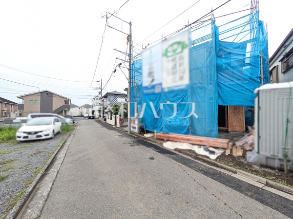 接道状況および現場風景 【昭島市緑町2丁目】 接道状況および現場風景 【昭島市緑町2丁目】