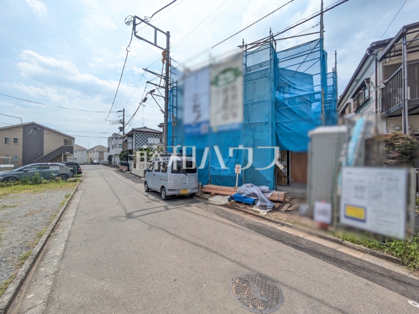 接道状況および現場風景 【昭島市緑町2丁目】 接道状況および現場風景 【昭島市緑町2丁目】