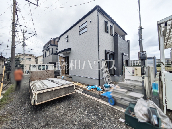 接道状況および現場風景 【所沢市大字下安松】 接道状況および現場風景 【所沢市大字下安松】