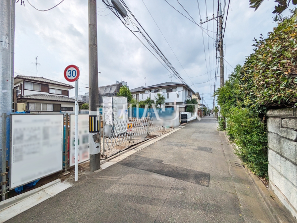 接道状況および現場風景 【国分寺市本多4丁目】 接道状況および現場風景 【国分寺市本多4丁目】