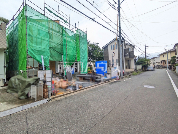 接道状況および現場風景 【清瀬市竹丘3丁目】 接道状況および現場風景 【清瀬市竹丘3丁目】