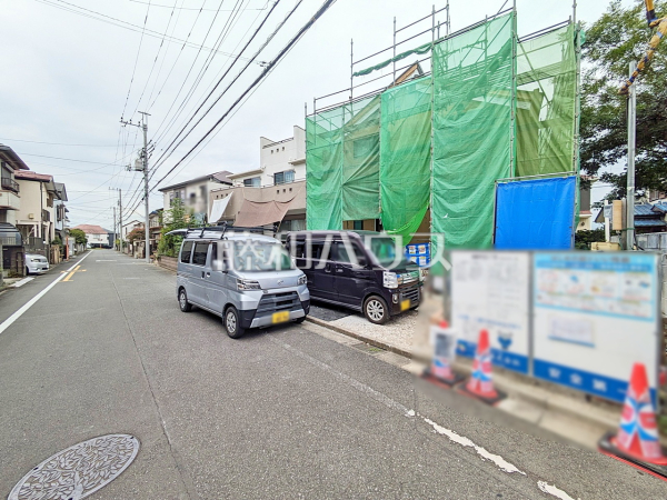 接道状況および現場風景 【清瀬市竹丘3丁目】 接道状況および現場風景 【清瀬市竹丘3丁目】