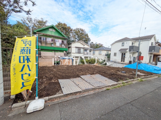 ≪現地外観≫西武多摩川線「多磨」駅 徒歩15分!全2棟の新築分譲住宅が誕生します☆【府中市紅葉丘2丁目】