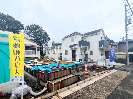 ≪2号棟 外観≫ ここに住む方を想像して、着々と建築しております!【府中市紅葉丘2丁目】