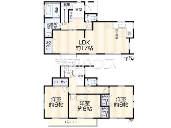間取図 【武蔵村山市学園1丁目】 間取図 【武蔵村山市学園1丁目】