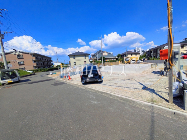 接道状況および現場風景 【福岡市南区柏原6丁目】 接道状況および現場風景 【福岡市南区柏原6丁目】