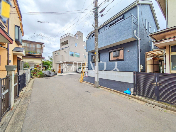 接道状況および現場風景 【立川市砂川町2丁目】 接道状況および現場風景 【立川市砂川町2丁目】