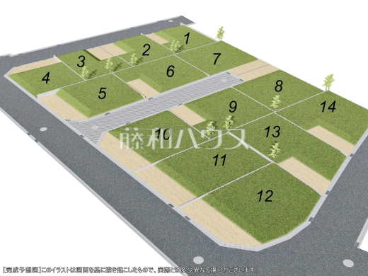 造成完了予想図 【調布市東つつじケ丘3丁目】