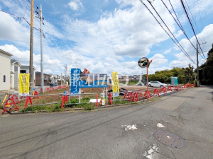 接道状況および現場風景