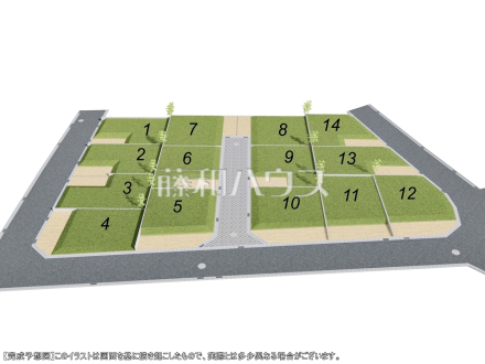 造成完了予想図 【調布市東つつじケ丘3丁目】
