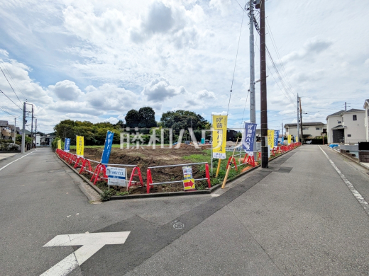 接道状況および現場風景 【調布市東つつじケ丘3丁目】