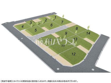 造成完了予想図 【調布市東つつじケ丘3丁目】