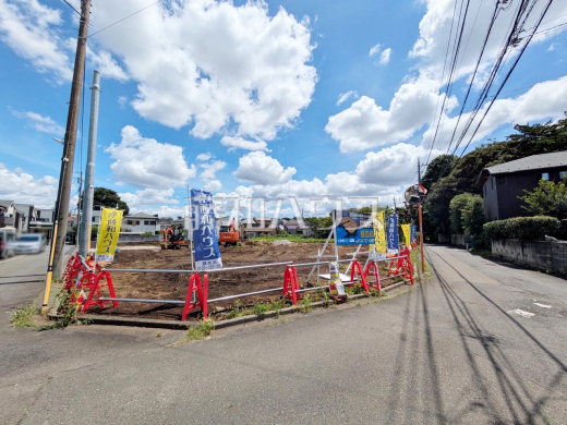 接道状況および現場風景 【調布市東つつじケ丘3丁目】