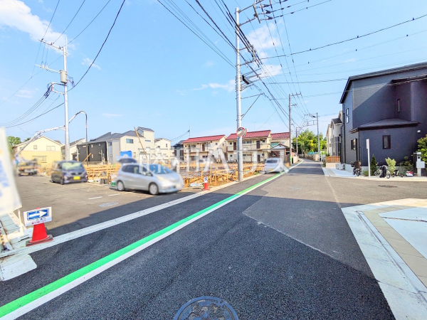 接道状況および現場風景 【西東京市芝久保町3丁目】 接道状況および現場風景 【西東京市芝久保町3丁目】