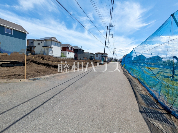 接道状況および現場風景 【日野市新町4丁目】 接道状況および現場風景 【日野市新町4丁目】