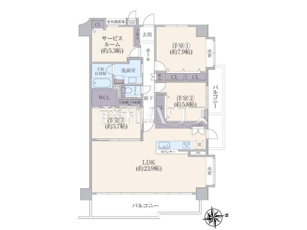 間取図 【グランドール小笹】 間取図 【グランドール小笹】