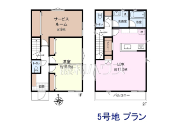 建物プラン例(間取図)