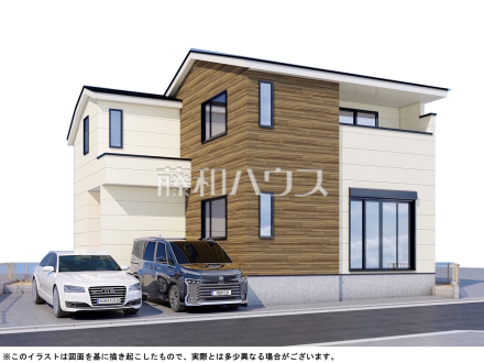 完成予想図(外観)【日野市南平2丁目】
ベージュを基調とした明るめの配色で、柔らかくほっこりとした姿のマイホームです。暖かみのある木目も配し、優しい色使いでコントラストを抑え落ち着きある家を演出。