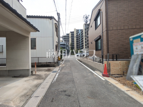 接道状況および現場風景 【名古屋市守山区西島町】 接道状況および現場風景 【名古屋市守山区西島町】