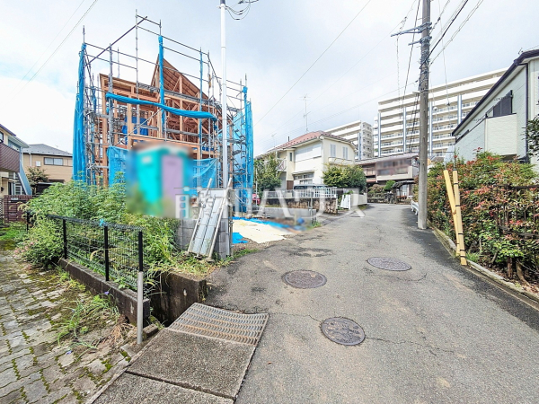 接道状況および現場風景 【八王子市椚田町】 接道状況および現場風景 【八王子市椚田町】