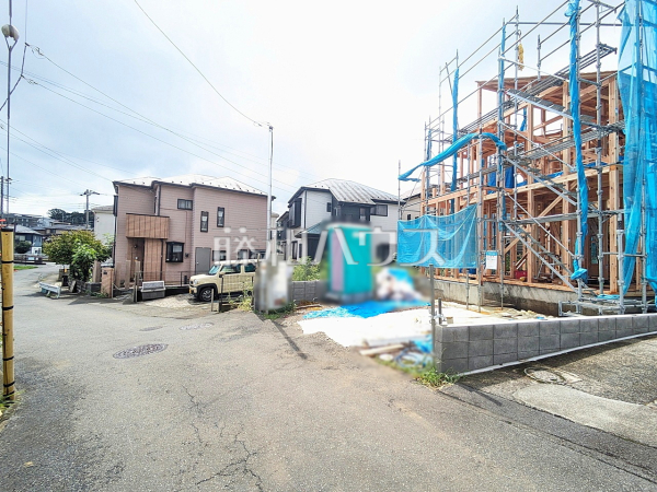 接道状況および現場風景 【八王子市椚田町】 接道状況および現場風景 【八王子市椚田町】