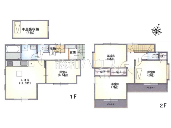 間取図 【多摩市聖ヶ丘3丁目】 間取図 【多摩市聖ヶ丘3丁目】